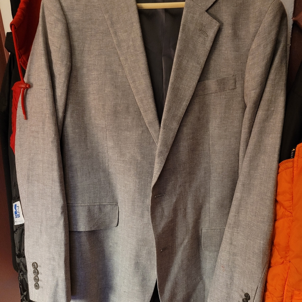 Mens Stafford suit jacket slim fit sz 40